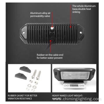 CHIMING New Zero glare 7.9" led scene work light,over -heated protected safety led work light